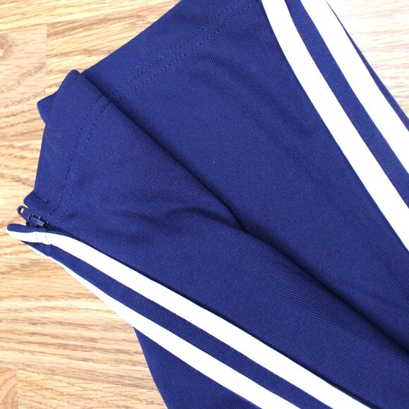 ADIDAS CLIMACOOL Mens POLYESTER ATHLETIC PANTS NAVY & WHITE Sz LARGE, L - Picture 3 of 6